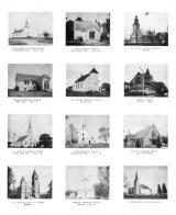 Trefoldighed Lutheran Church, Clitherall, Union Corners, Oak Valley, St. Stans Catholic, Perham, Basswood Baptist, Amor